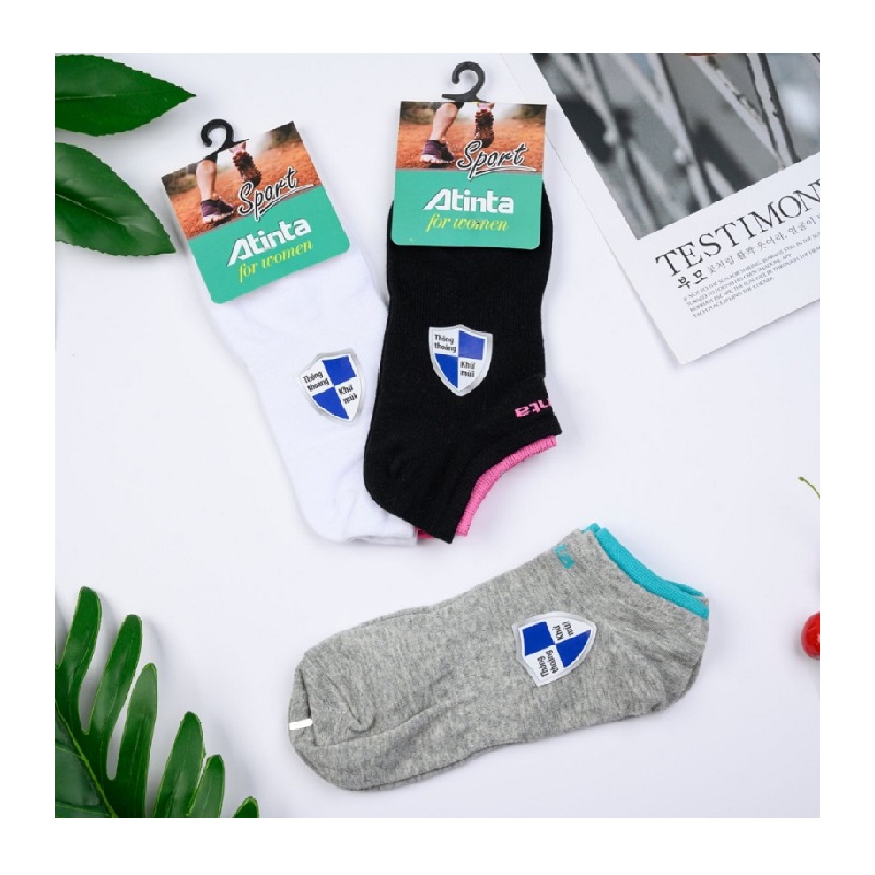 Vớ Ngắn Phối Cổ Gấp ATT013