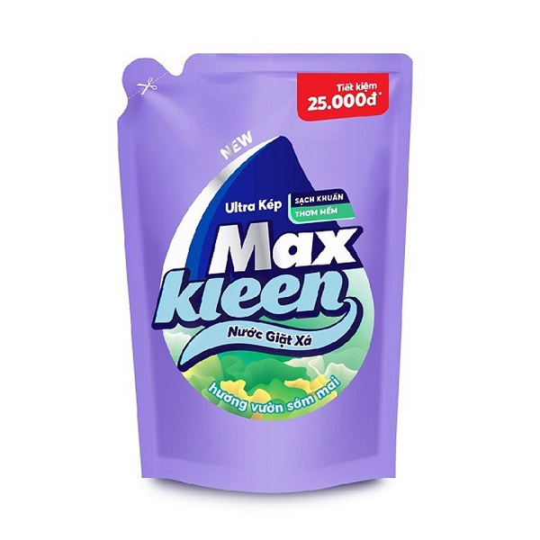 Nước Giặt Xả Maxkleen Hương Sớm Mai Túi 3.8Kg
