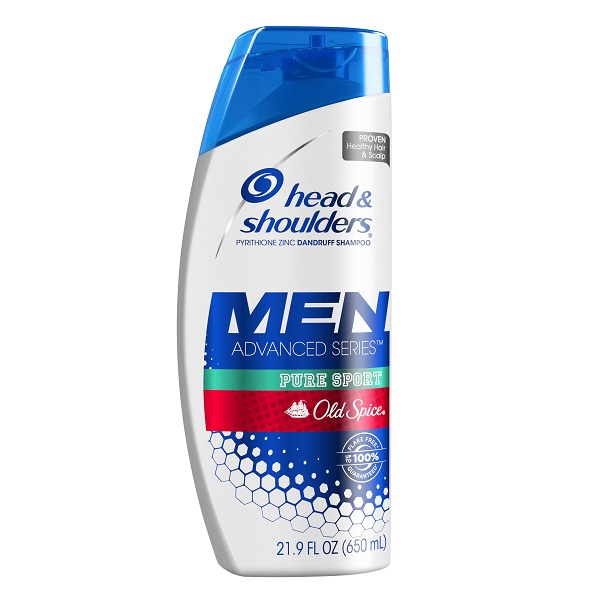 Dầu Gội Và Xả Head & Shoulders Men Advanced Series Pure Sport Old Spice 2In1 Pyrithione Zinc Dandruff Shampoo + Conditioner 650Ml (5871, 5873)