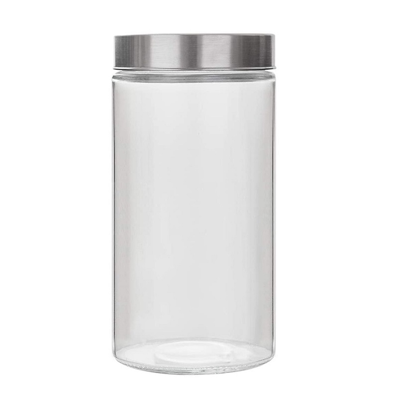 Hũ Thủy Tinh Nắp Vặn Inox Sapata 1, 6L