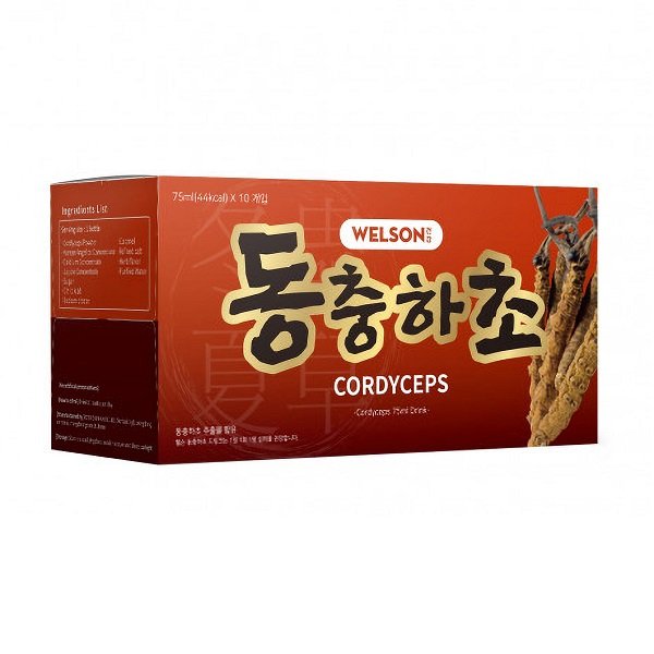 Nước Uống Đông Trùng Hạ Thảo Cordyceps Welson 75Mlx10 Chai