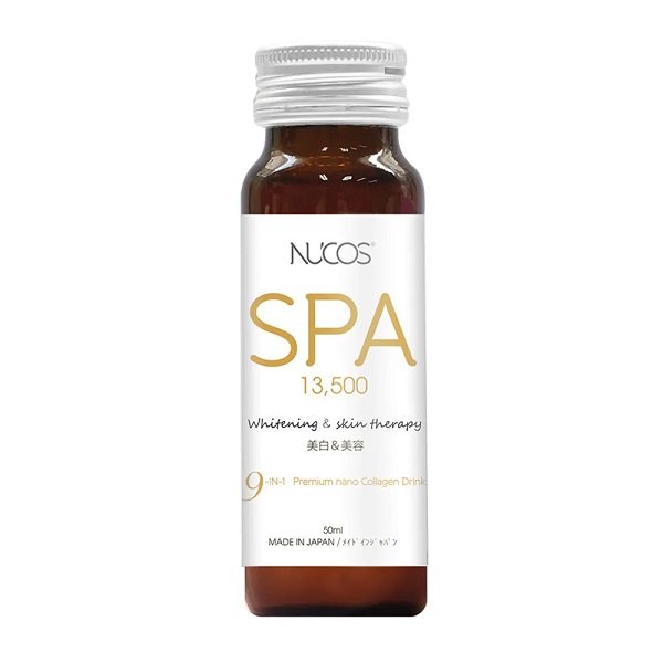 Thực Phẩm Bảo Vệ Sức Khỏe Nucos Spa 13500 Giảm Lão Hóa Hộp 10 Lọ