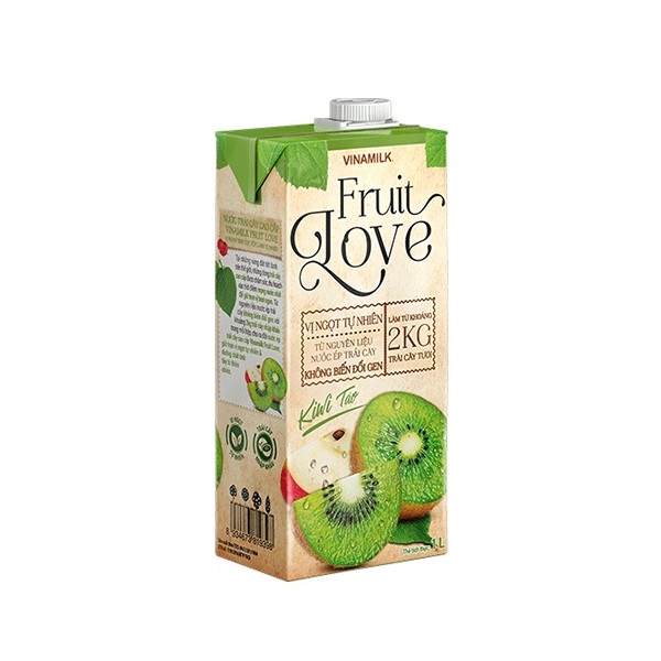 Nước Trái Cây Kiwi Táo Fruit Love 1L