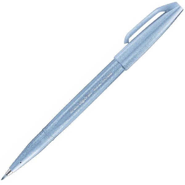 Bút Dạ, Nét Cọ - Xanh Xám Gs - Ses15C - S3X