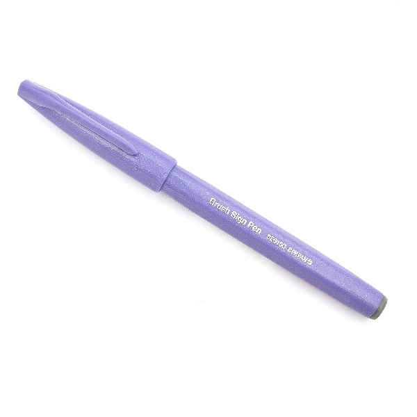 Bút Dạ, Nét Cọ - Xanh Tím Gs - Ses15C - V2X