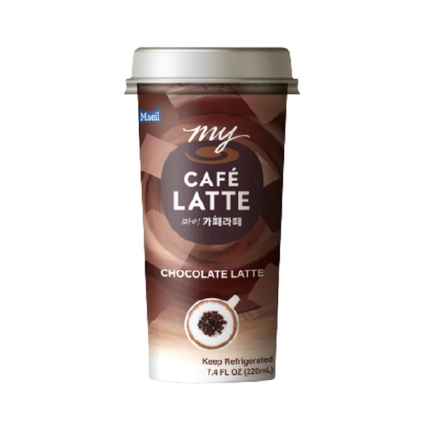 Cà Phê Tươi Uống Liền My Café Latte Vị Socola Bỉ 220Ml