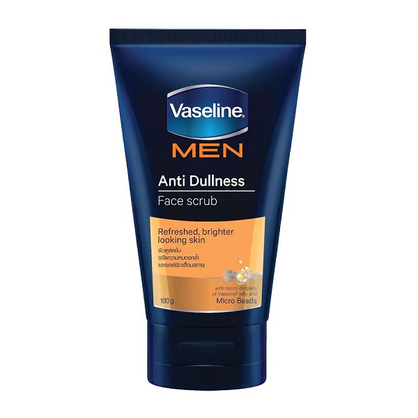 Sữa Rửa Mặt Tẩy Tế Bào Chết Vaseline Men Anti Dullness Face Scrub 100G (5871, 5873)