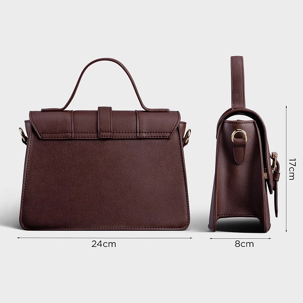 Hình ảnh Túi Đeo Chéo Thời Trang Yuumy Màu Nâu YN85N (Store 5703) Hình ảnh Túi Đeo Chéo Thời Trang Yuumy Màu Nâu YN85N (Store 5703)
