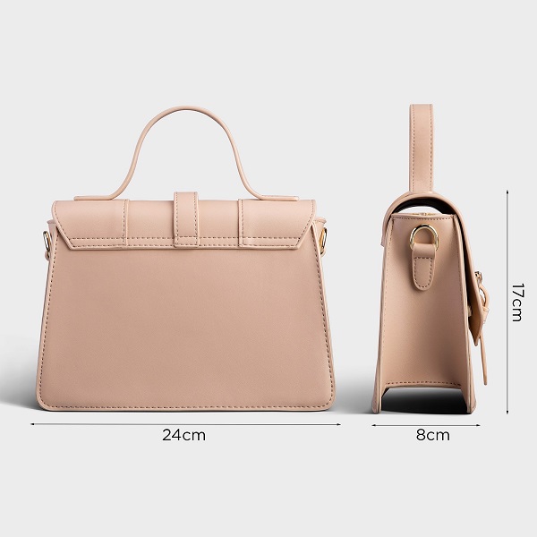 Hình ảnh Túi Đeo Chéo Thời Trang Yuumy Màu Kem Nhạt YN85KN (Store 5703) Hình ảnh Túi Đeo Chéo Thời Trang Yuumy Màu Kem Nhạt YN85KN (Store 5703)