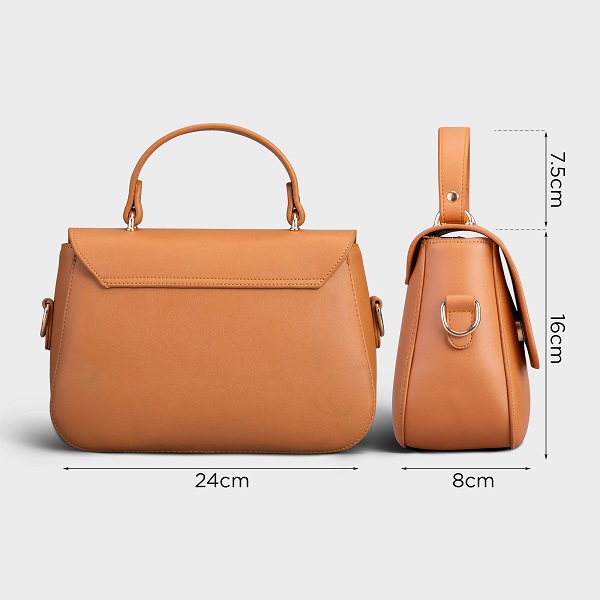 Hình ảnh Túi Đeo Chéo Thời Trang Yuumy Màu Bò YN86B (Store 5703) Hình ảnh Túi Đeo Chéo Thời Trang Yuumy Màu Bò YN86B (Store 5703)