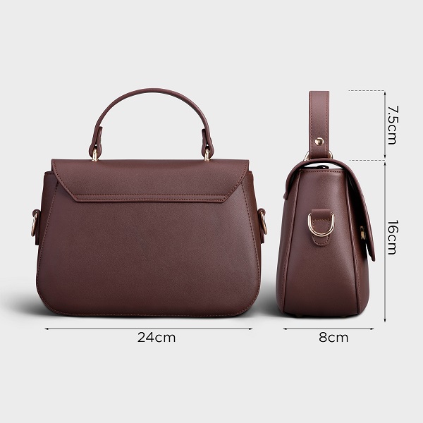 Hình ảnh Túi Đeo Chéo Thời Trang Yuumy Màu Nâu YN86N (Store 5703) Hình ảnh Túi Đeo Chéo Thời Trang Yuumy Màu Nâu YN86N (Store 5703)