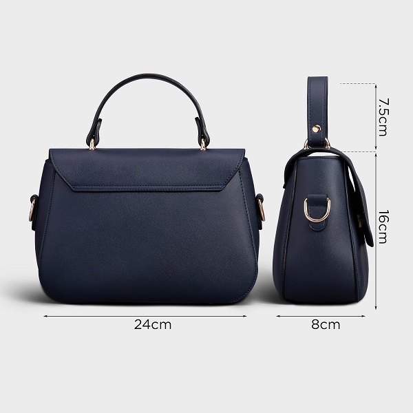 Hình ảnh Túi Đeo Chéo Thời Trang Yuumy Màu Xanh Đen YN86X (Store 5703) Hình ảnh Túi Đeo Chéo Thời Trang Yuumy Màu Xanh Đen YN86X (Store 5703)