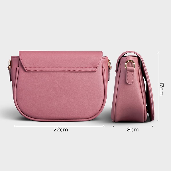 Hình ảnh Túi Đeo Chéo Thời Trang Yuumy Màu Hồng Ruốc YN89HR (Store 5703) Hình ảnh Túi Đeo Chéo Thời Trang Yuumy Màu Hồng Ruốc YN89HR (Store 5703)