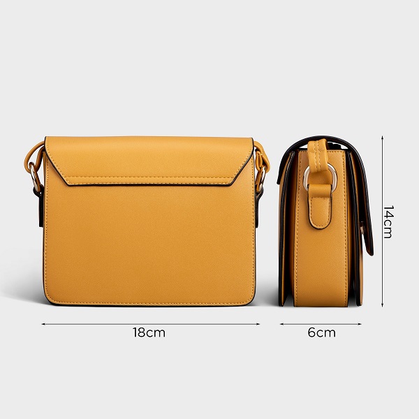 Hình ảnh Túi Đeo Chéo Thời Trang Yuumy Màu Vàng YN90V (Store 5703) Hình ảnh Túi Đeo Chéo Thời Trang Yuumy Màu Vàng YN90V (Store 5703)