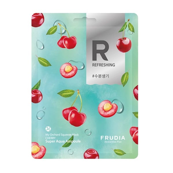 Mặt Nạ Dưỡng Chất Cấp Nước Chiết Xuất Từ Trái Anh Đào Frudia My Orchard Squeeze Mask Cherry 20Ml (Store 5871, 5873)