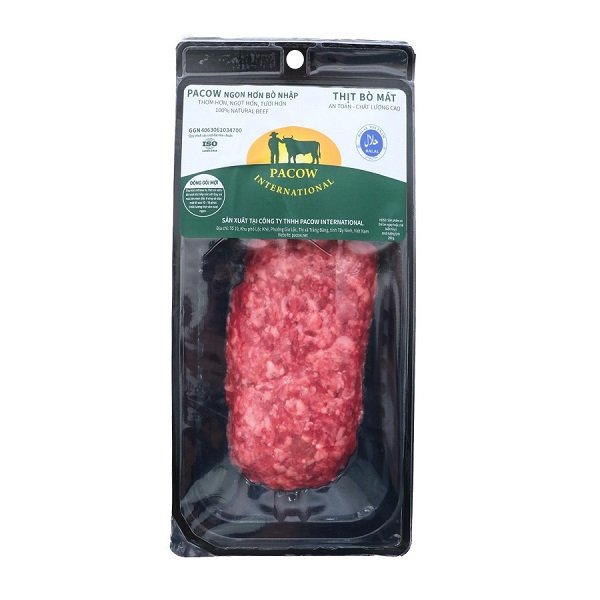 Thịt Bò Xay Pacow 250G