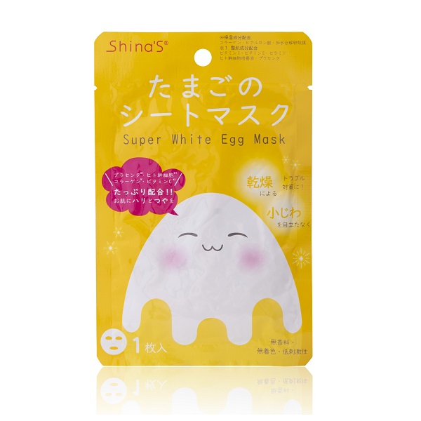 Mặt Nạ Trứng Trắng Da Mờ Nám Shina's Super White Egg Mask 25G (5871, 5873)