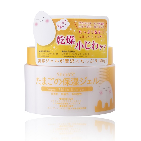 Kem Dưỡng Trứng Trắng Da Mờ Nám Shina's Super White Egg Gel 180G (5871, 5873)