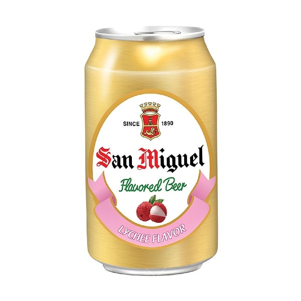 Bia Trái Cây Vị Vải San Miguel Lon 330Ml