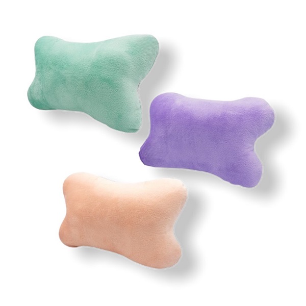 Ds Gối Tựa Cổ Dùng Trong Xe Ô Tô - Gối Bông Pastel Hồng/Tím/Mint
