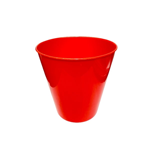 Ds Thùng Rác Nhựa Màu Đỏ 22Cm