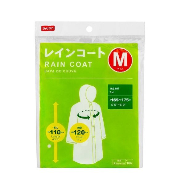 Ds Áo Mưa Cho Người Lớn Size M