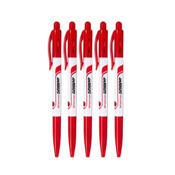 Bút Bi Thiên Long Fo - 023/Vn Đỏ Vỉ 5 Cây