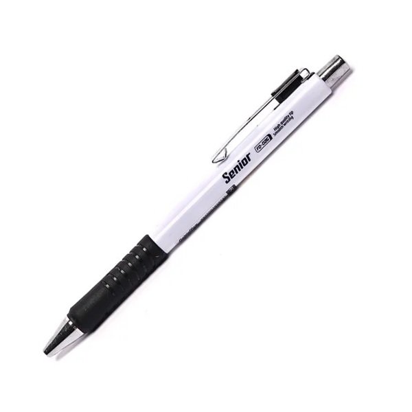 Bút Bi Thiên Long Fo - 026/Vn Đen Cán Trắng Vỉ 2 Cây