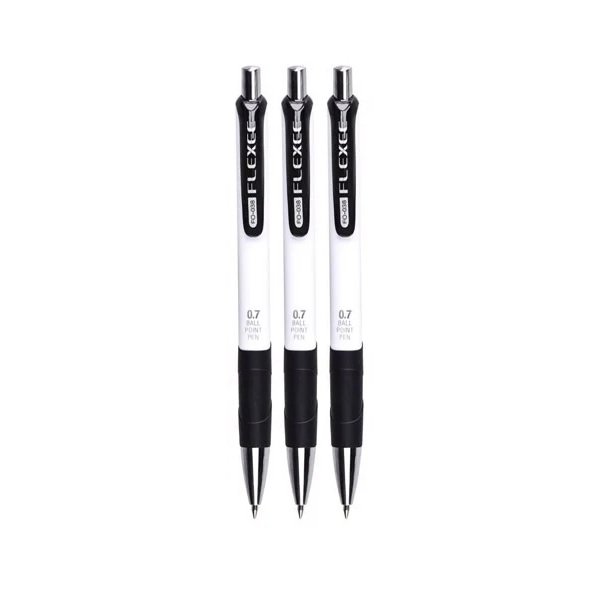 Bút Bi Thiên Long Fo - 038/Vn Đen Vỉ 3 Cây