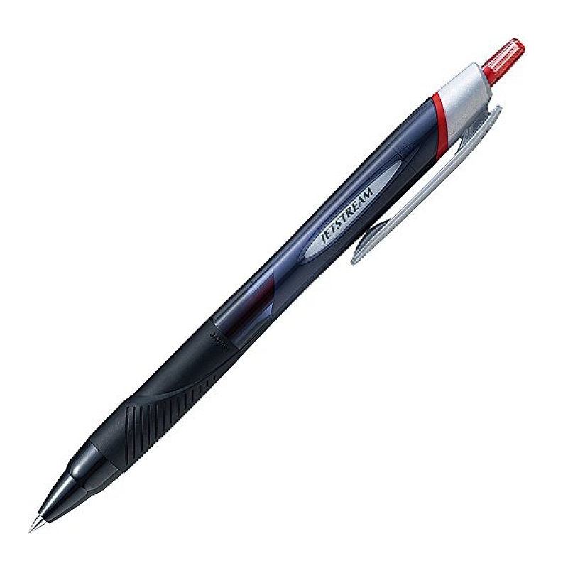 Bút Bi Dầu Dạng Bấm Jetstream 038Mm Hồng Vỏ Đen
