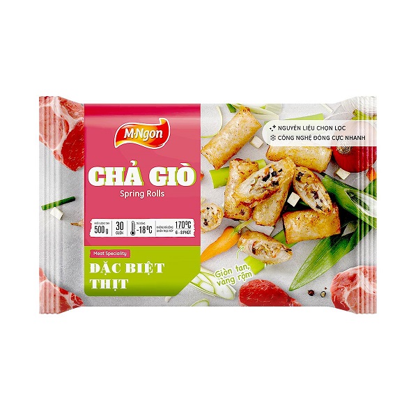 Chả Giò Thịt Đặc Biệt M - Ngon 500G