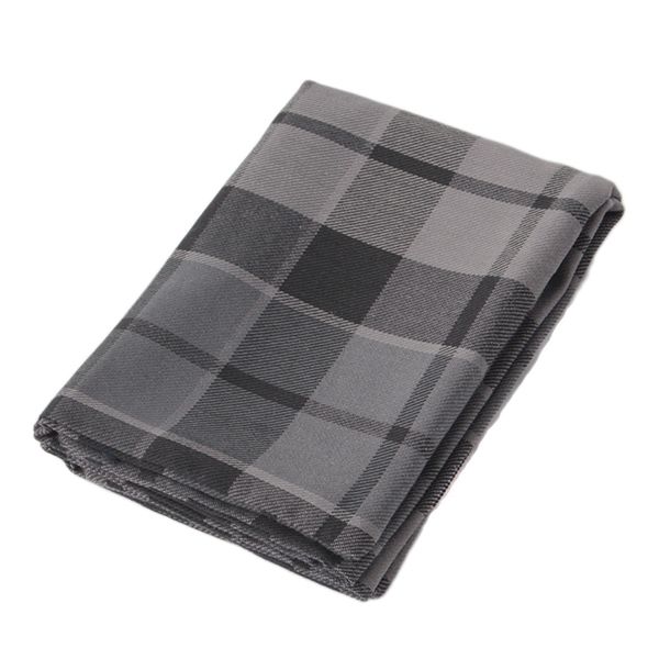 Vỏ Gối Tựa Sọc Caro 45X45Cm Xám Đen