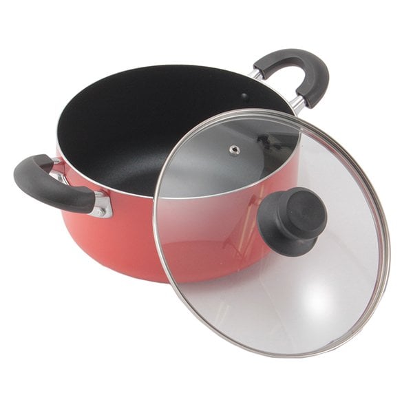 Nồi 2 Tay Cầm Nắp Kính 22Cm Từ