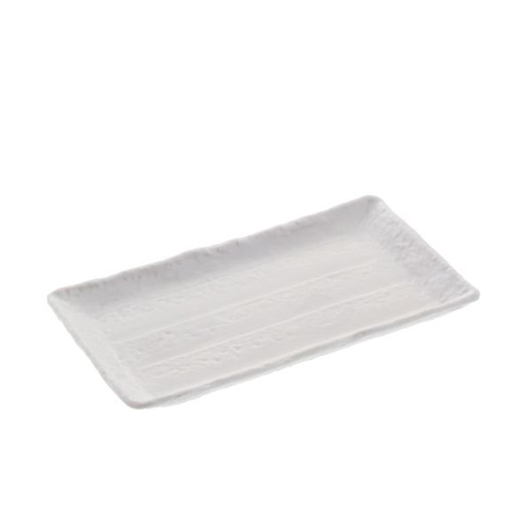 Dĩa Vuông Trắng 21Cm