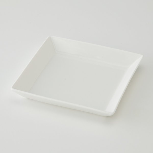 Dĩa Vuông 15Cm Trắng
