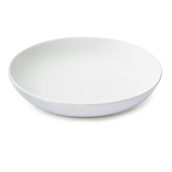 Dĩa Oval 18 Trắng