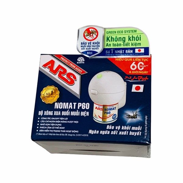 Bộ Xông Muỗi Điện Ars Nomat P60