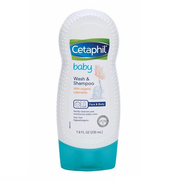 Sữa Tắm Gội Cho Bé Cetaphil Baby Wash & Shampoo With Organic Calendula 230Ml