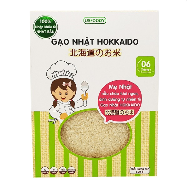 Gạo Nhật Hokkaido 6M+ 500G