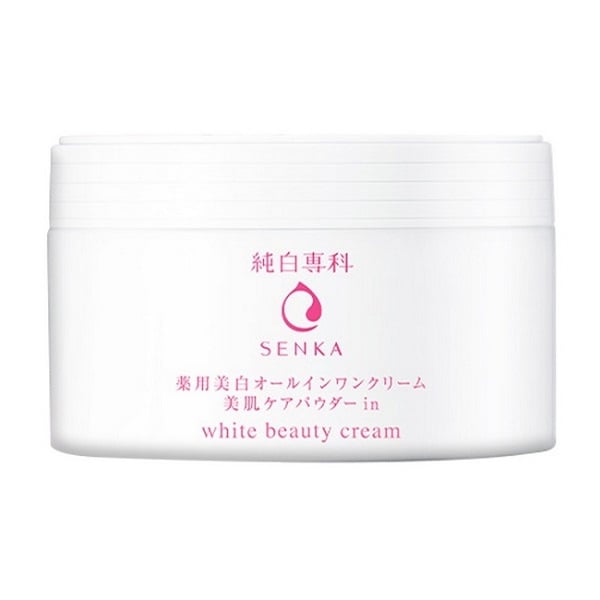 Kem Dưỡng Trắng Da Nâng Tông Senka White Beauty Cream 100G (Store 5871, 5873)