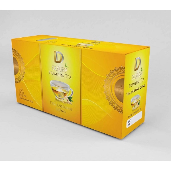 Trà Túi Lọc Oolong Hương Gừng Doidep 25X2.5G