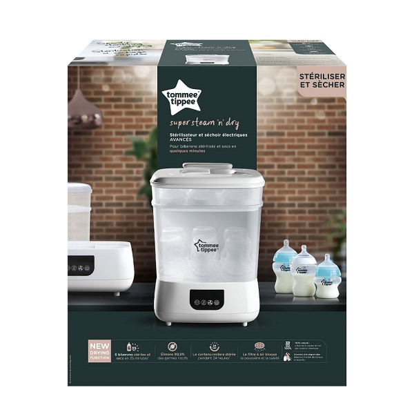 Máy Tiệt Trùng Hơi Nước Và Sấy Khô Tommee Tippee Steri Dry Chính Hãng