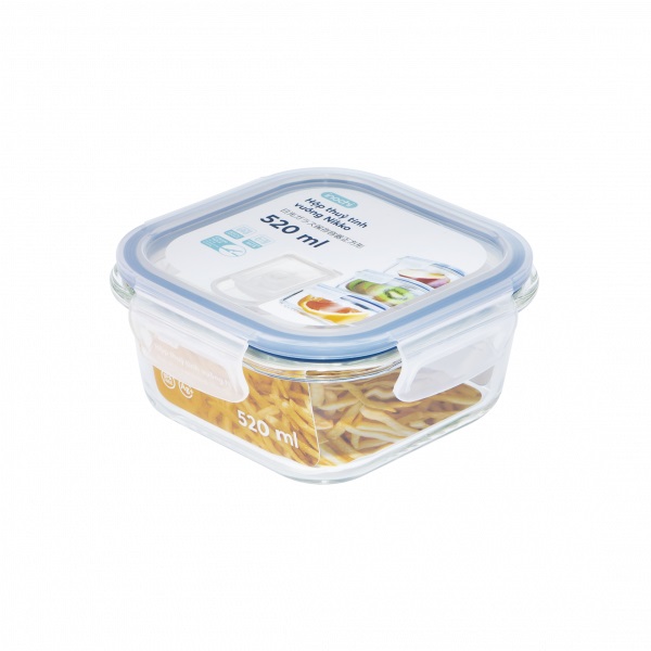 Hộp Thuỷ Tinh Vuông Nikko 520Ml