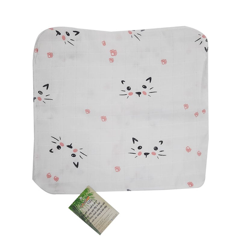 Khăn Sữa Sợi Tre Kachoo Baby 30X30Cm - Giao Mẫu Ngẫu Nhiên