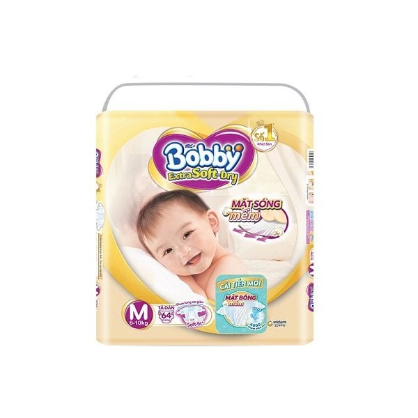 Tã Quần Bobby Extra Soft Dry M60