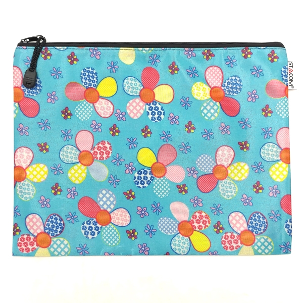 Túi Foam Có Kéo Khóa, In Hoa, 1N (Zbag) B5 29.1X22