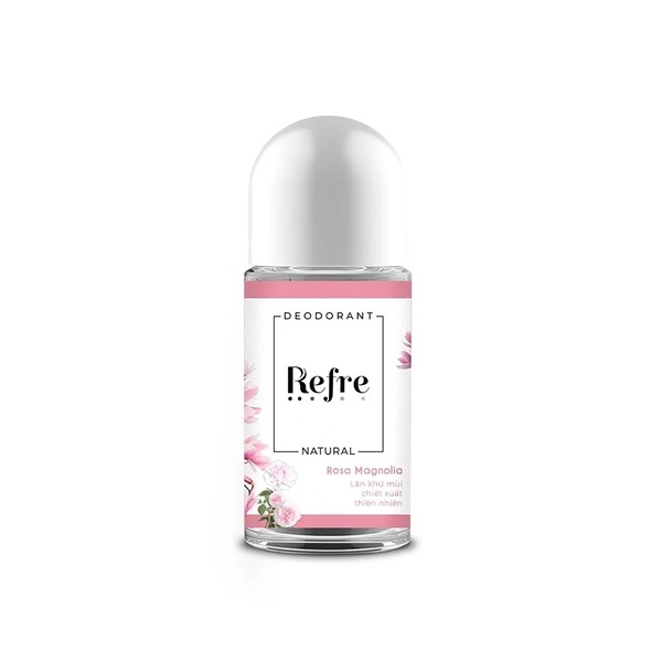 Lăn Khử Mùi Ngăn Tiết Mồ Hôi Hương Hồng Mộc Lan Refre Natural Deodorant Mist - Rosa Magnolia 40Ml (Wn)