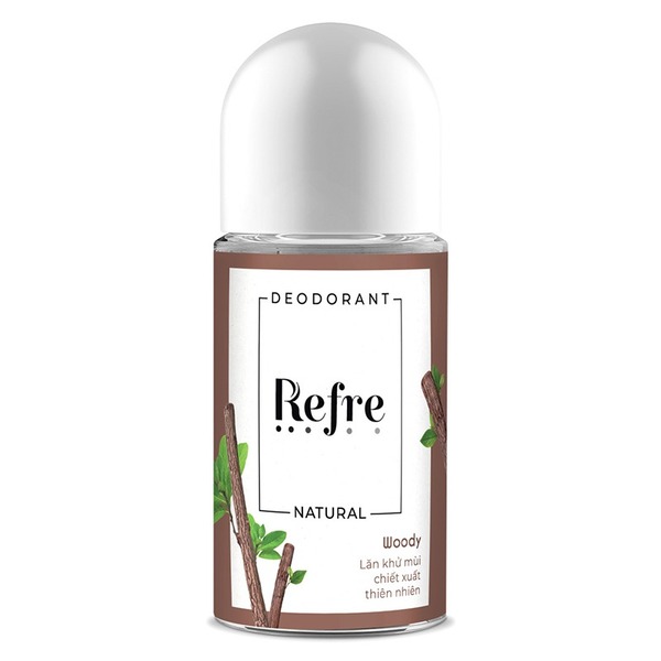 Lăn Khử Mùi Ngăn Tiết Mồ Hôi Hương Gỗ Refre Natural Deodorant Mist - Woody 40Ml (Wn)