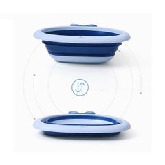 Chậu Rửa Mặt Gập Gọn Hình Tai Thỏ Cho Bé Royalcare RC-8901-B Màu Xanh Dương