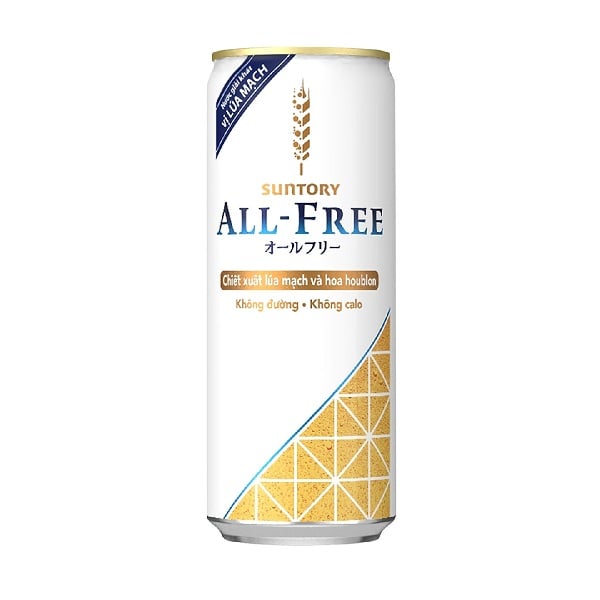 Nước Giải Khát Lúa Mạch All Free Sleek 330Ml